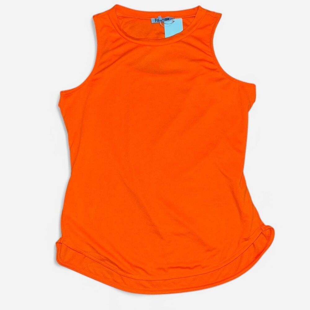 Orange Activewear Workout Tank Top with Back Cut Out; Size XL (NWT) - Picture 2 of 5